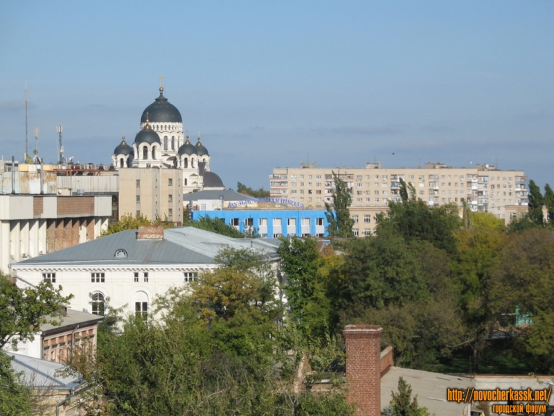 Новочеркасск: Вид с колеса обозрения в сторону собора