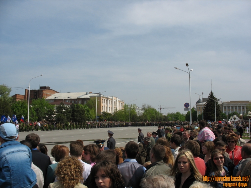 Новочеркасск: 9 мая, парад на Платовском проспекте