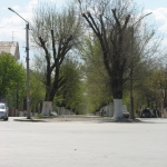 Улица Пушкинская. Вид с Баклановского проспекта