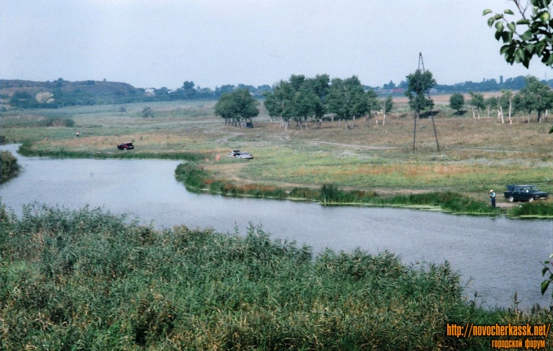 Новочеркасск: Река Тузлов. Вид со сп. Герцена. 25 августа 2004 г.