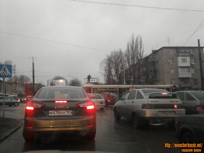 Новочеркасск: Авария трамвая