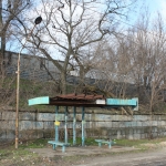 Трамвайная остановка на Бакунина