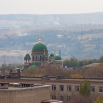 Вид на храм Александра Невского из собора