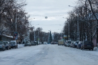 Улица Московская и ёлка