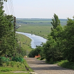 Вид на реку Тузлов с улицы Маяковского