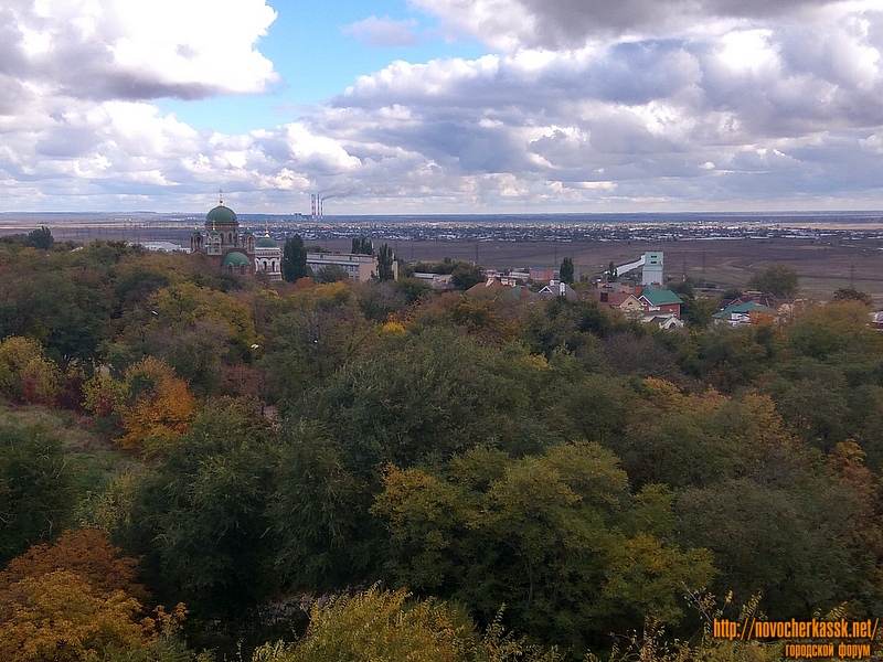 Новочеркасск: Вид в сторону Кривянской с колеса обозрения
