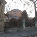 Забор в стиле «модерн» на углу площади Левски и улицы имени генерала Лебедя