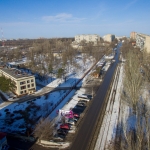Улица Первомайская в сторону пр. Баклановского и детская поликлиника
